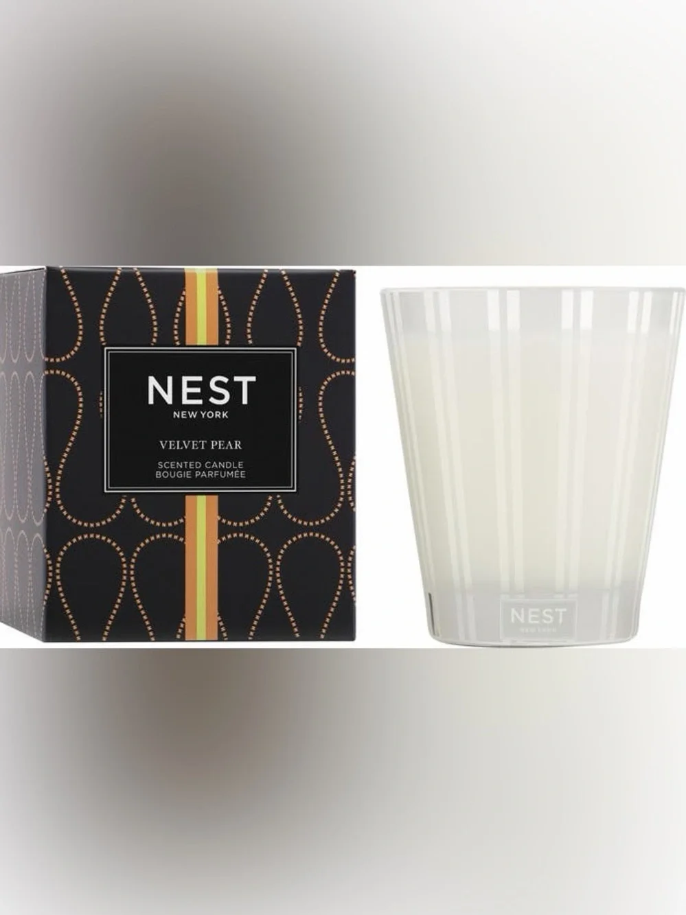 NEST New York Velvet Pear Bundle Lg. Candle (8.1 Oz.)+F/S Diffuser (5.9 Oz.) NIB